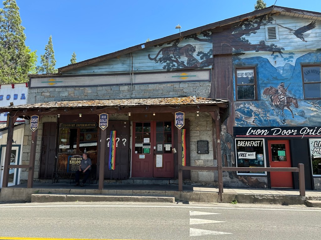 The Iron Door Saloon in Groveland, California. Picture by Happy Vegan Campers.