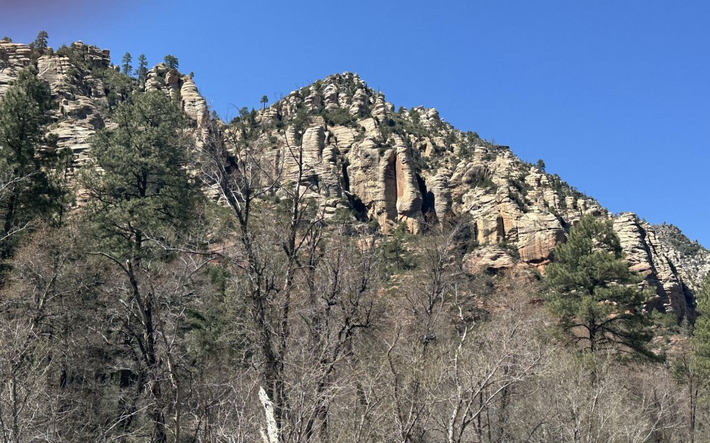 View from 89A north of Sedona, Arizona. Picture by Happy Vegan Campers.