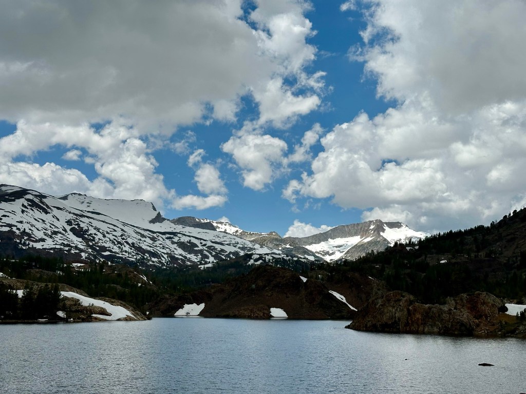 View from Tioga Pass in Yosemite National Park, California. Picture by Happy Vegan Campers.