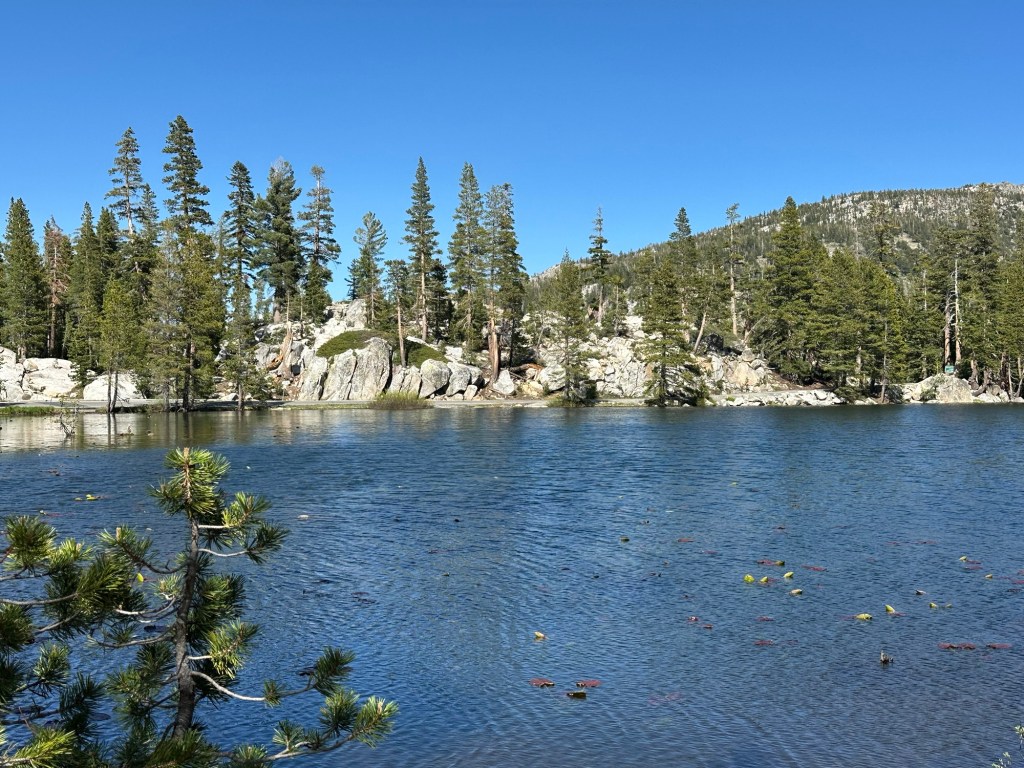 Mosquito Lake in Stanislaus National Forest, California. Picture by Happy Vegan Campers.