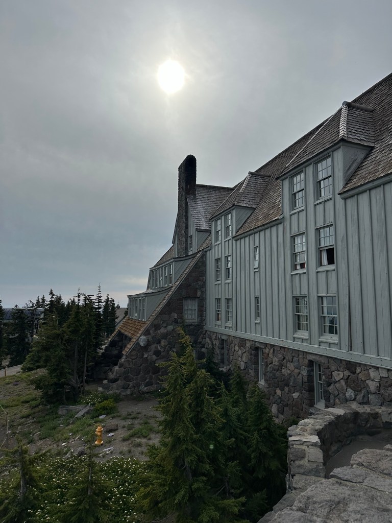 Timberline Lodge in Government Camp, Oregon. Picture by Happy Vegan Campers.