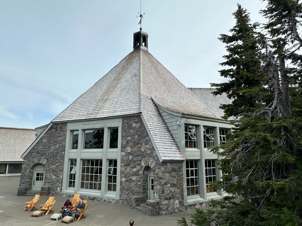 Timberline Lodge in Government Camp, Oregon. Picture by Happy Vegan Campers.