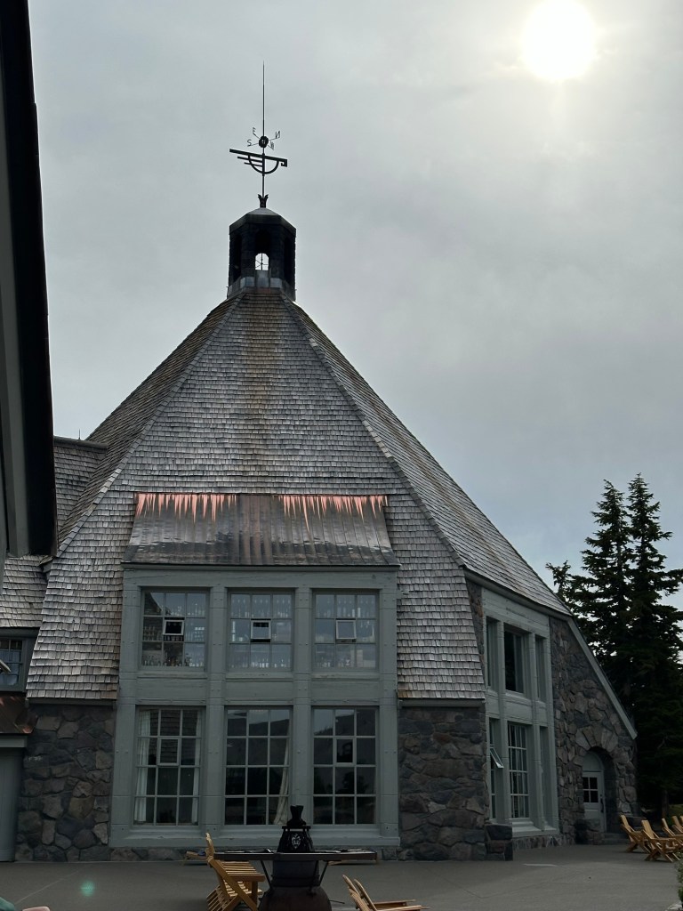 Timberline Lodge in Government Camp, Oregon. Picture by Happy Vegan Campers.