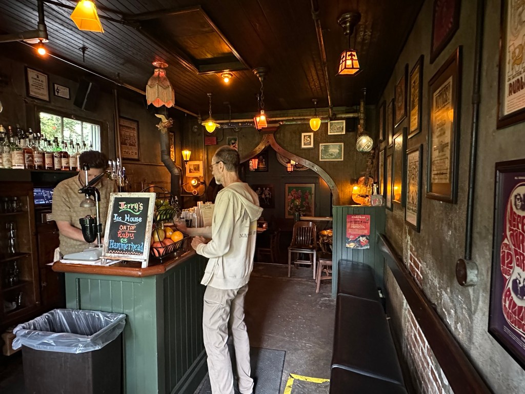 Daniel at Jerry's Ice House at McMenamins Edgefield in Troutdale, Oregon. Picture by Happy Vegan Campers.