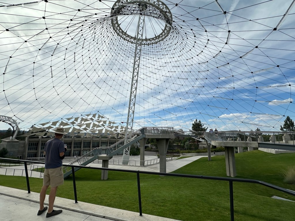 U.S. Pavilion in Riverfront Park in Spokane, Washington. Picture by Happy Vegan Campers.