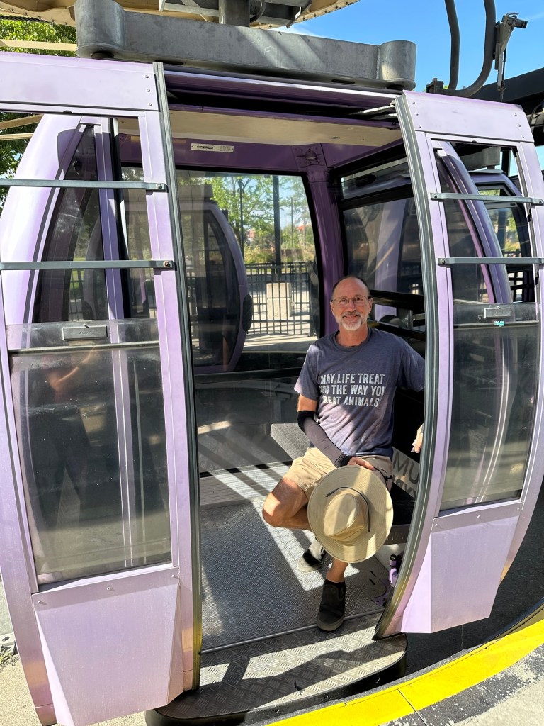 Gondola ride in Riverfront Park in Spokane, Washington. Picture by Happy Vegan Campers.