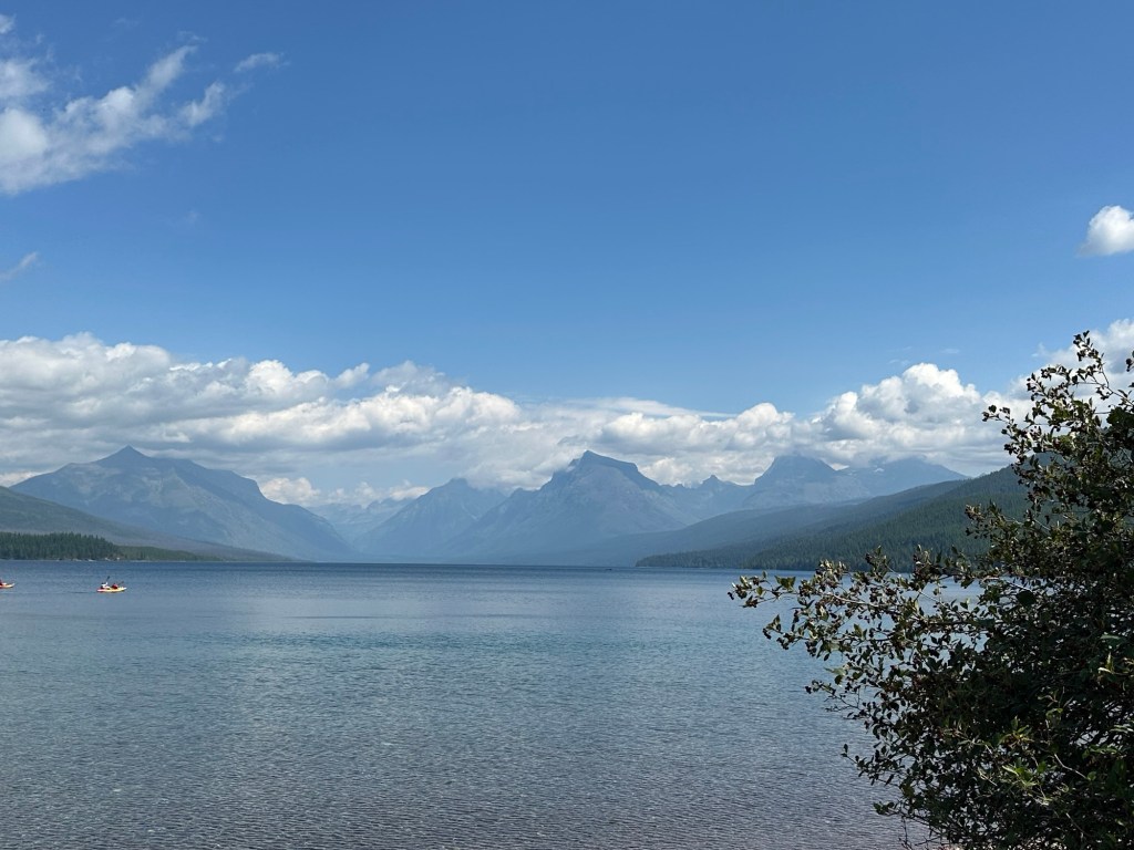 Lake McDonald in Glacier National Park in Montana. Picture by Happy Vegan Campers.