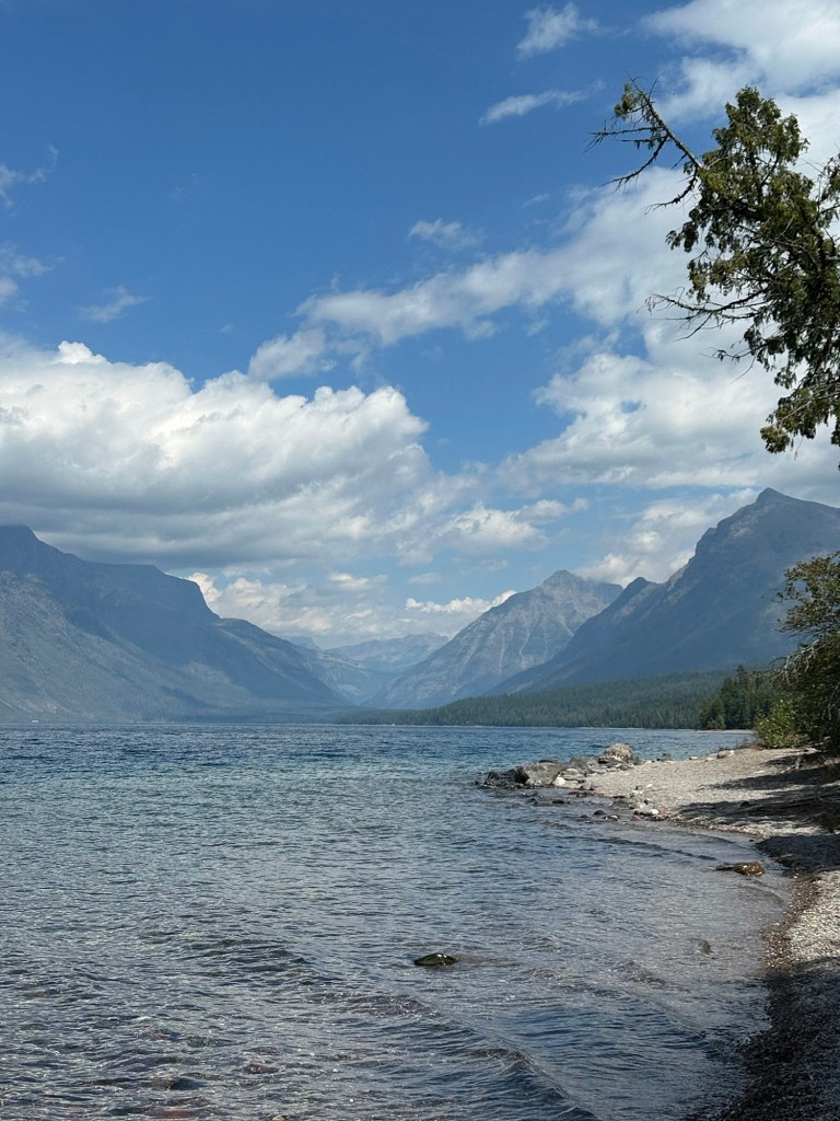 Lake McDonald in Glacier National Park in Montana. Picture by Happy Vegan Campers.