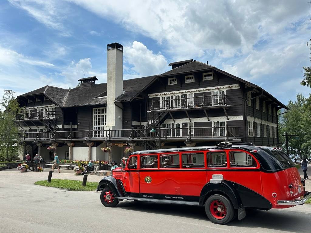 Lake McDonald Lodge in Glacier National Park in Montana. Picture by Happy Vegan Campers.