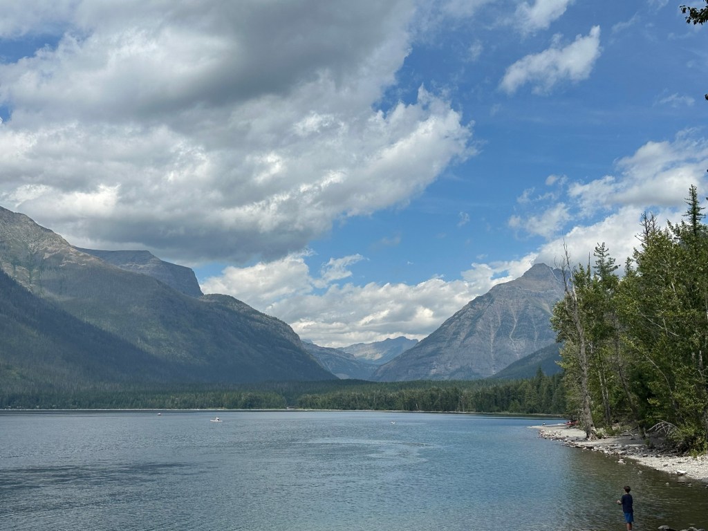 Lake McDonald in Glacier National Park in Montana. Picture by Happy Vegan Campers.