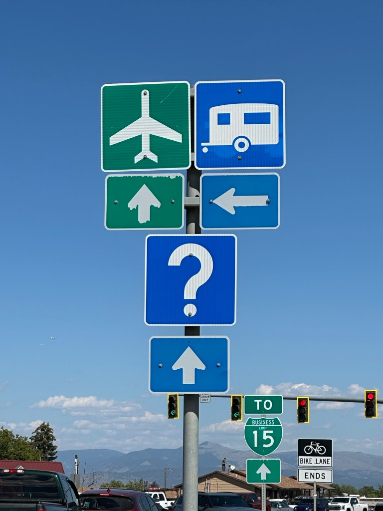 Who knows what's ahead in Helena, Montana, USA. Picture by Happy Vegan Campers.