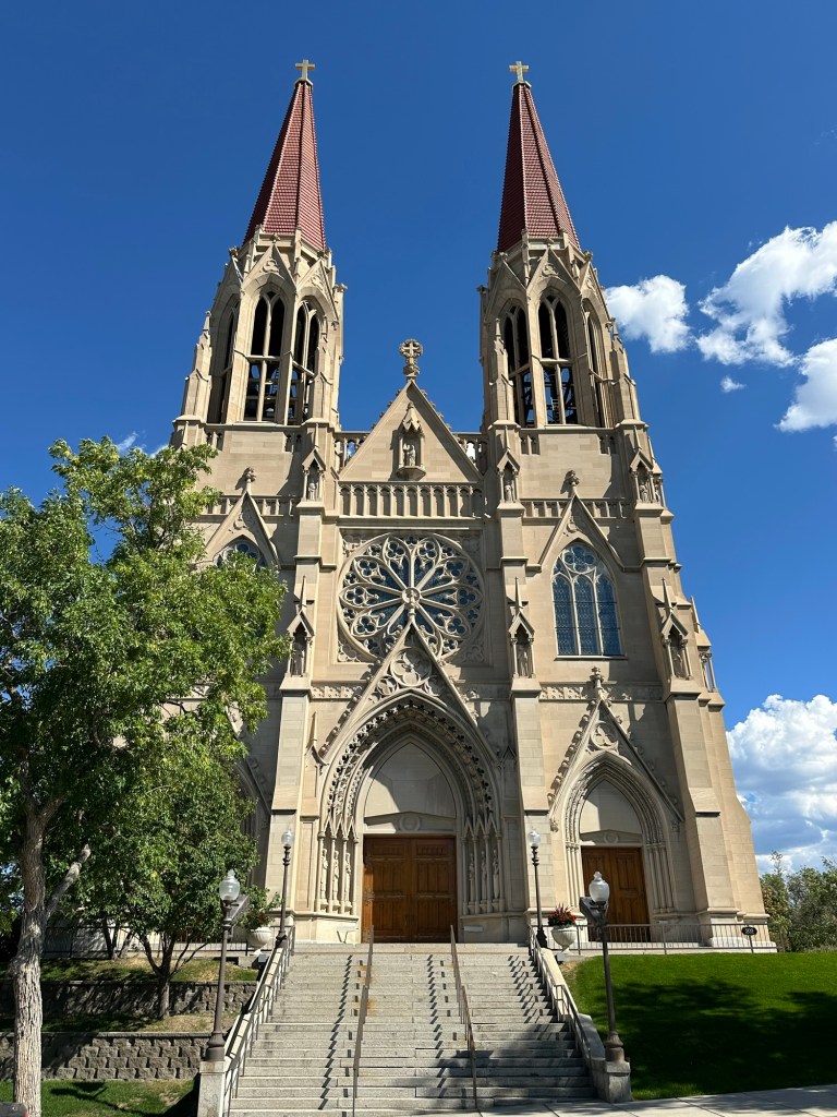 Cathedral of of Saint Helena in Helena, Montana, USA. Picture by Happy Vegan Campers.