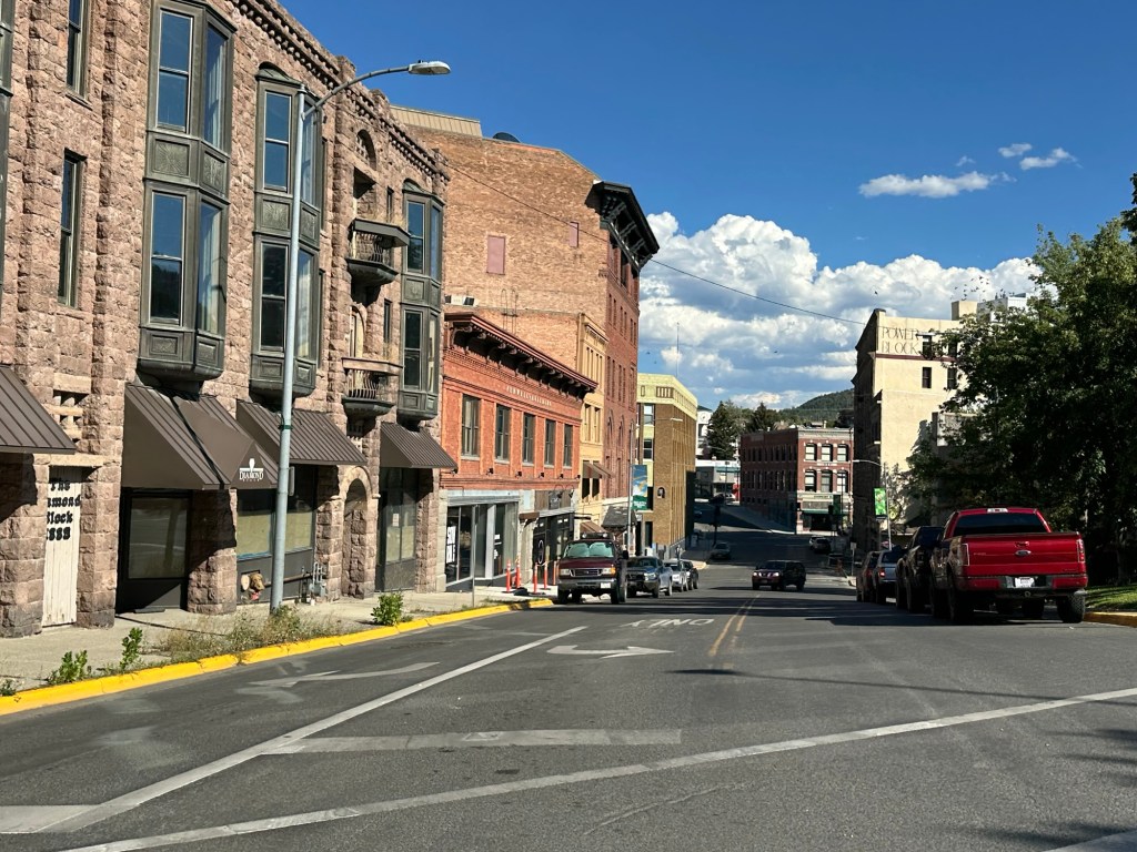 Downtown Helena, Montana, USA. Picture by Happy Vegan Campers.
