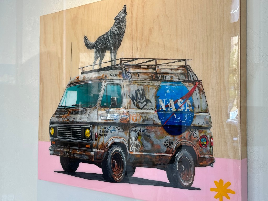 Art in Bozeman, Montana, USA. Picture by Happy Vegan Campers.