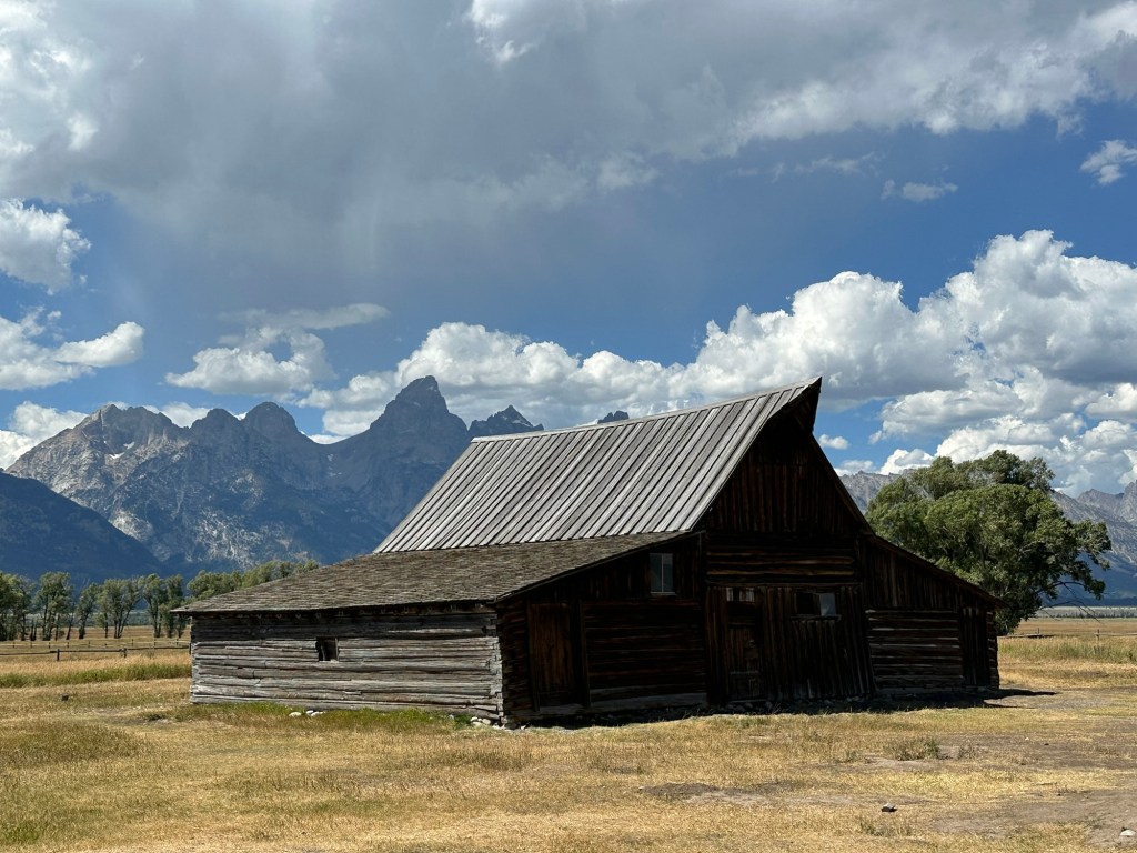TA Moulton Barn on Mormon Row in Jackson Hole, Wyoming, USA.