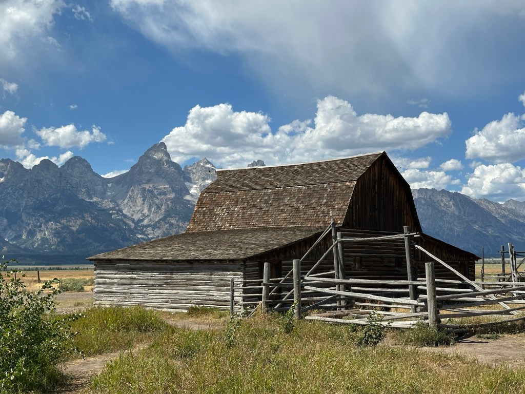 Barn on Mormon Row in Jackson Hole, Wyoming, USA.