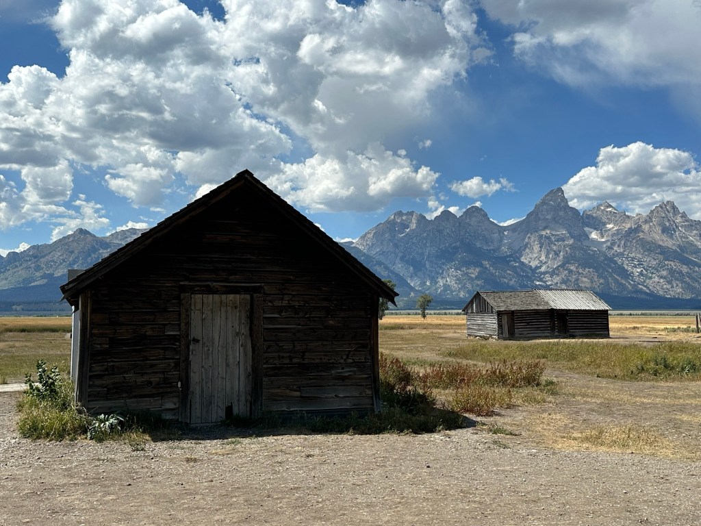 Building on Mormon Row in Jackson Hole, Wyoming, USA.