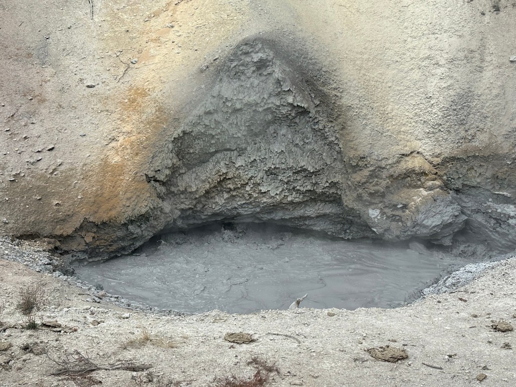 Mud Volcano in Yellowstone National Park in Wyoming, USA.