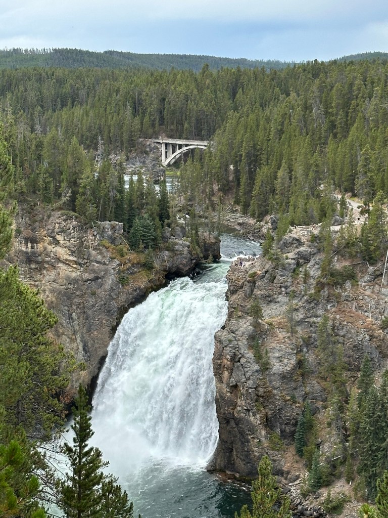Upper Falls at Yellowstone National Park in Wyoming, USA.