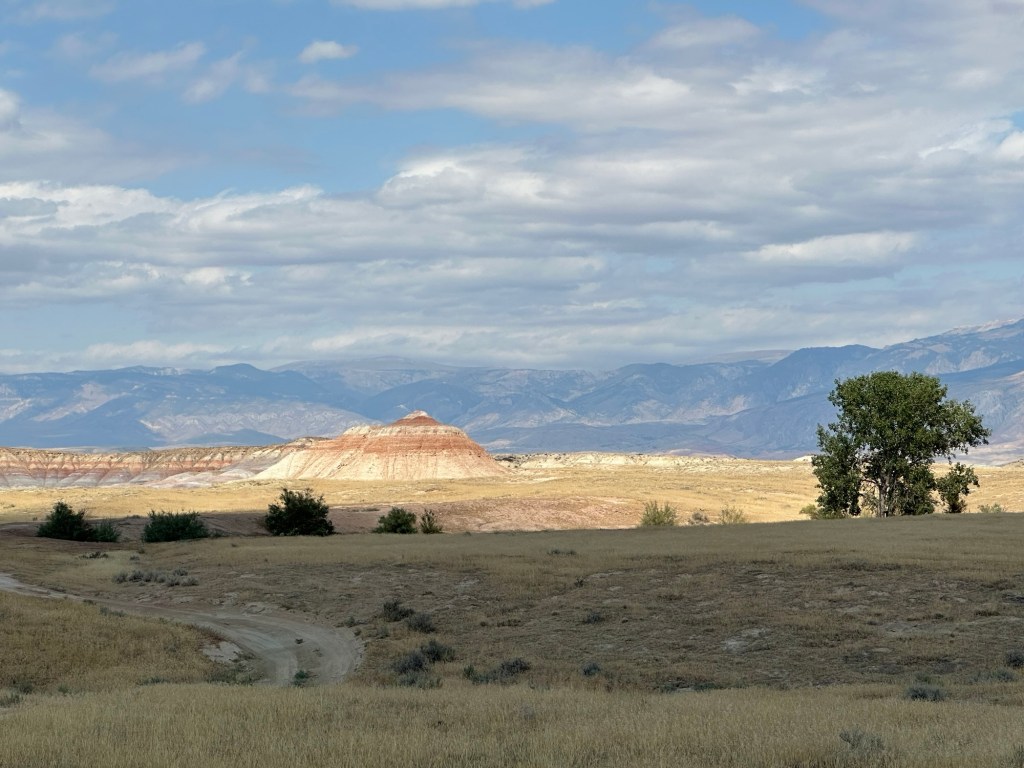View from Red Gulch Byway in Shell, Wyoming, USA.