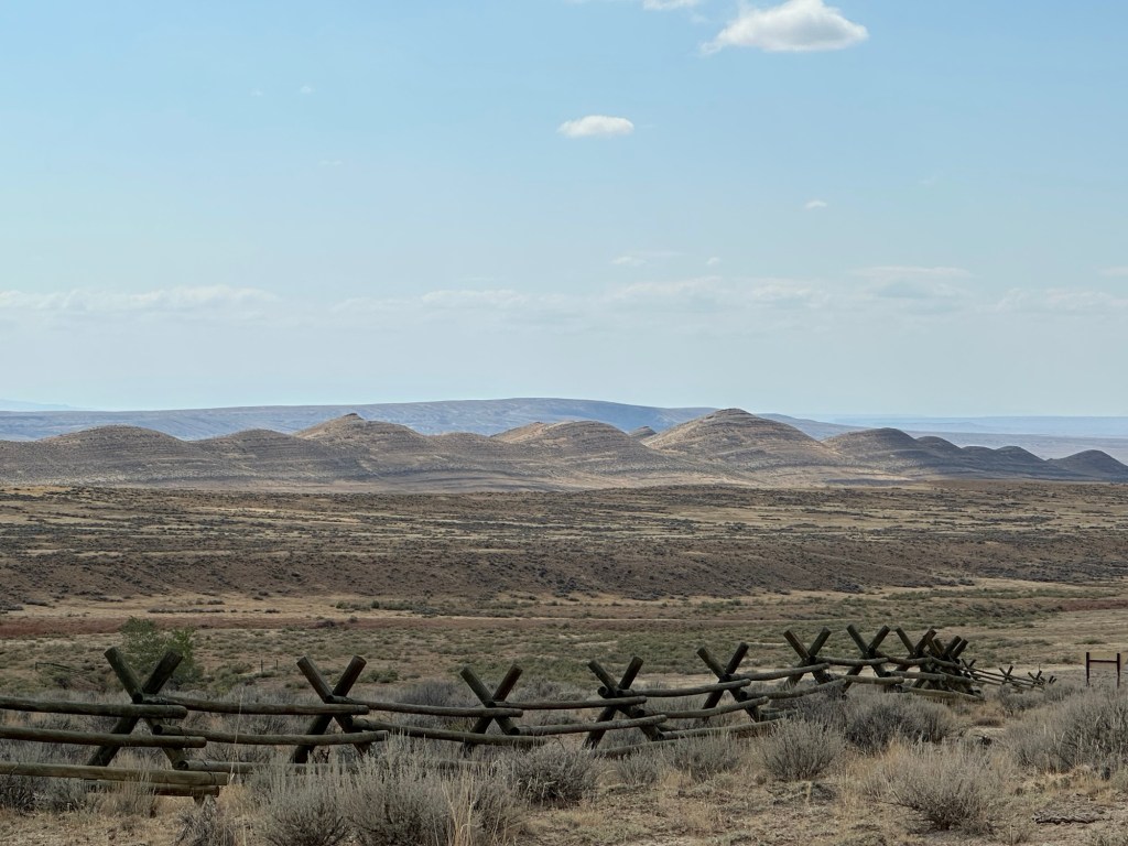 View from Red Gulch Byway in Shell, Wyoming, USA.