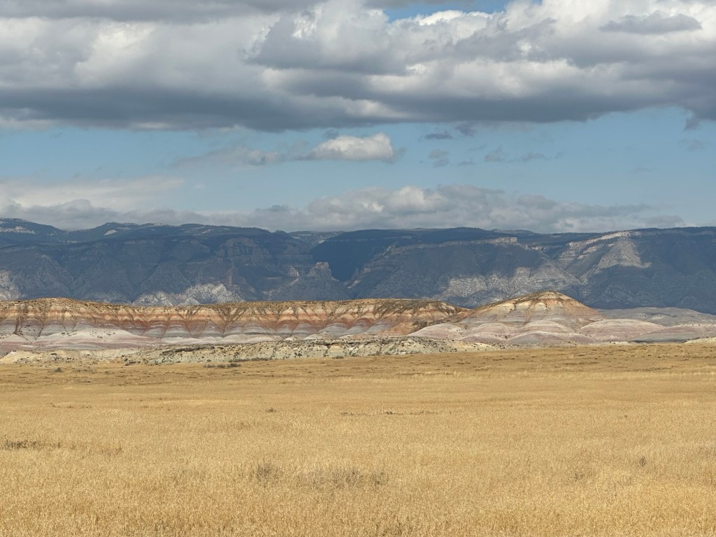 View from Red Gulch Byway in Shell, Wyoming, USA.