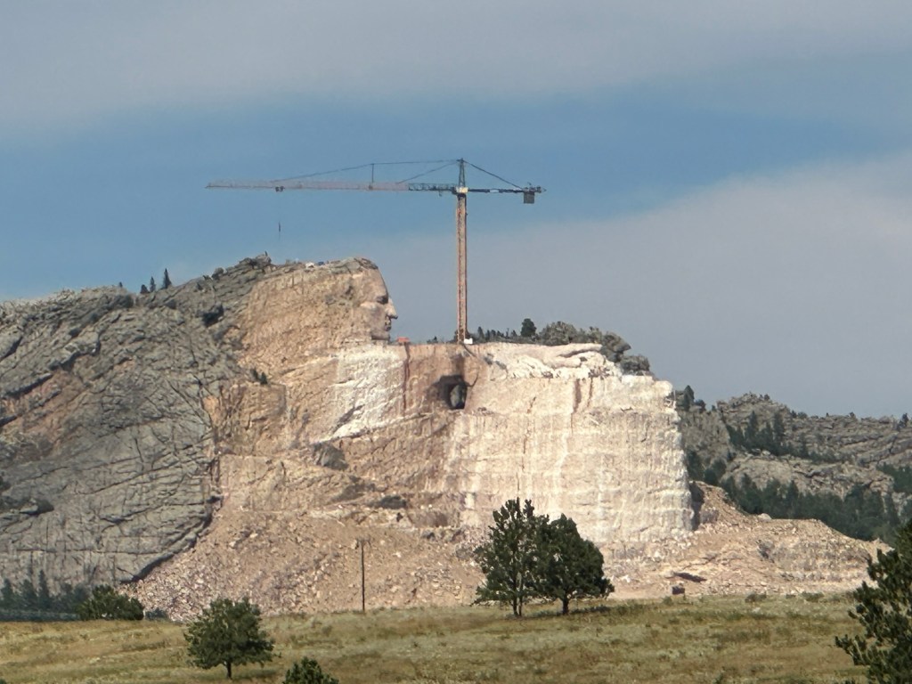 Crazy Horse Memorial in Crazy Horse, South Dakota, USA.