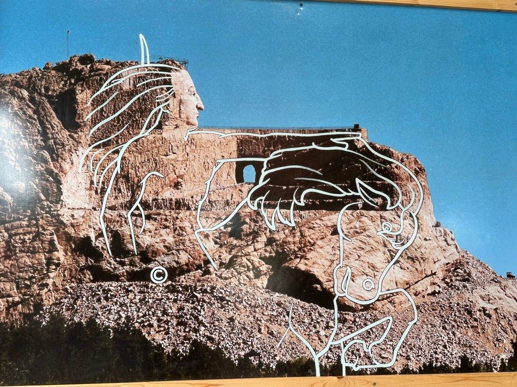 Indian Museum of North America at Crazy Horse Memorial in Crazy Horse, South Dakota, USA.