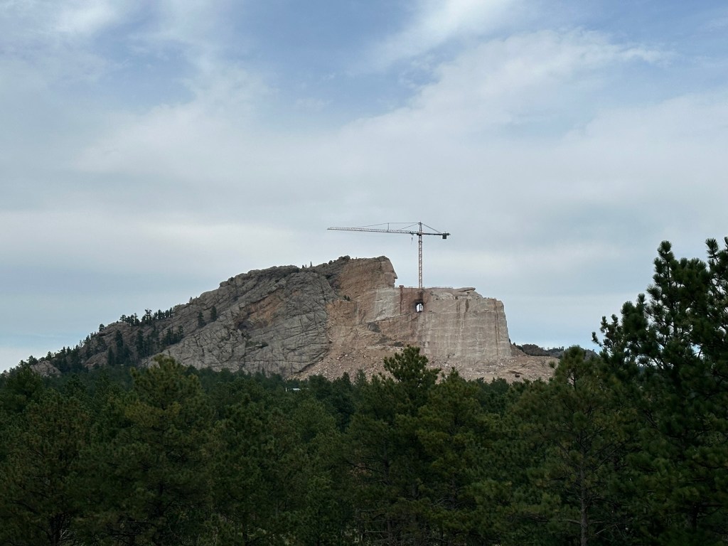 Crazy Horse Memorial in Crazy Horse, South Dakota, USA.