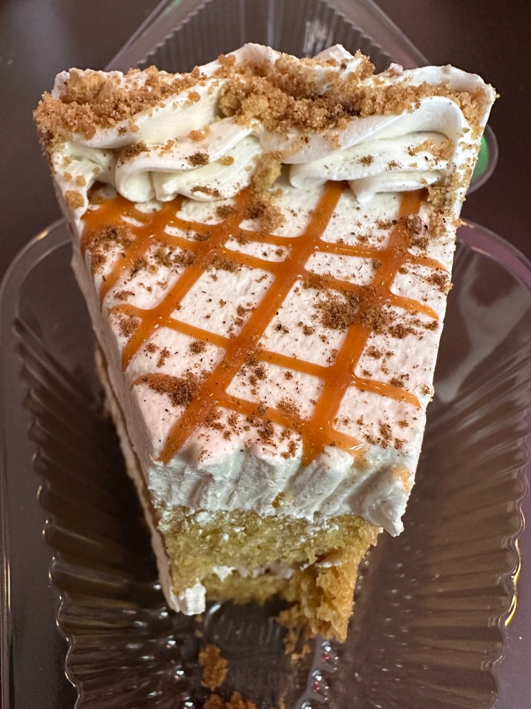 Slice of cake at Veg.Edible in Omaha, Nebraska, USA.