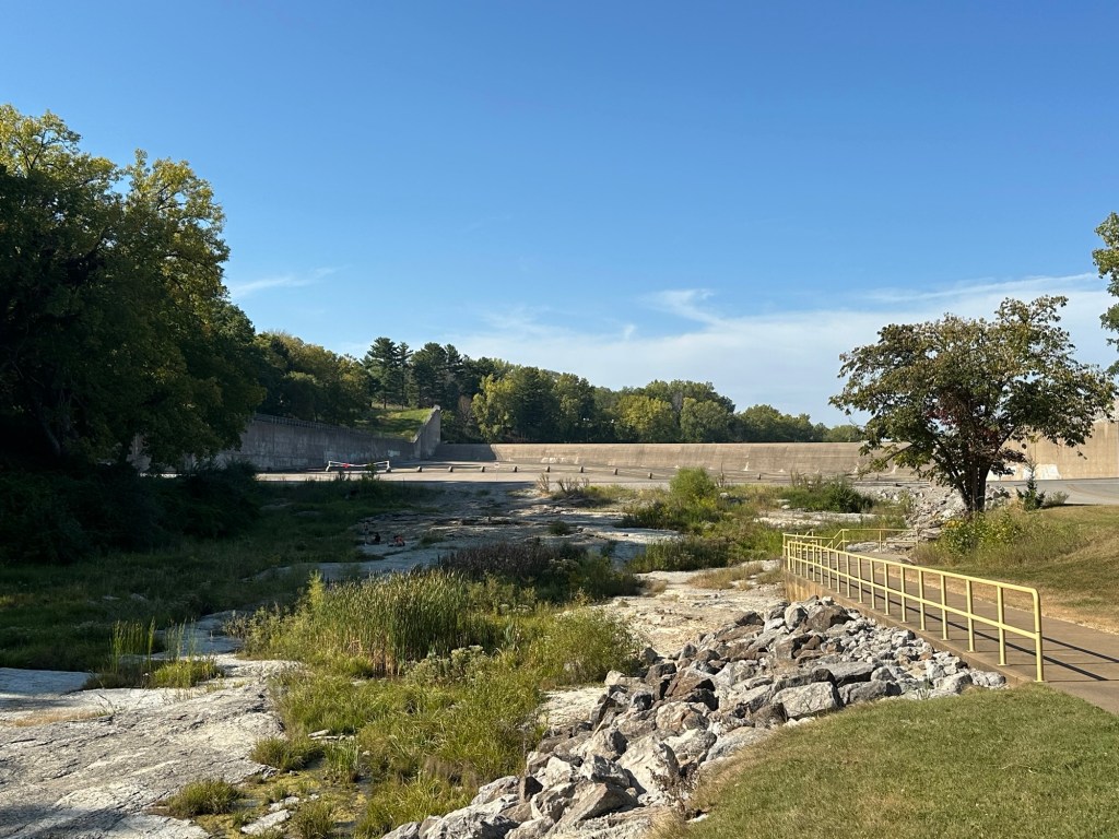 Devonian Fossil Gorge in Iowa City, Iowa, USA.