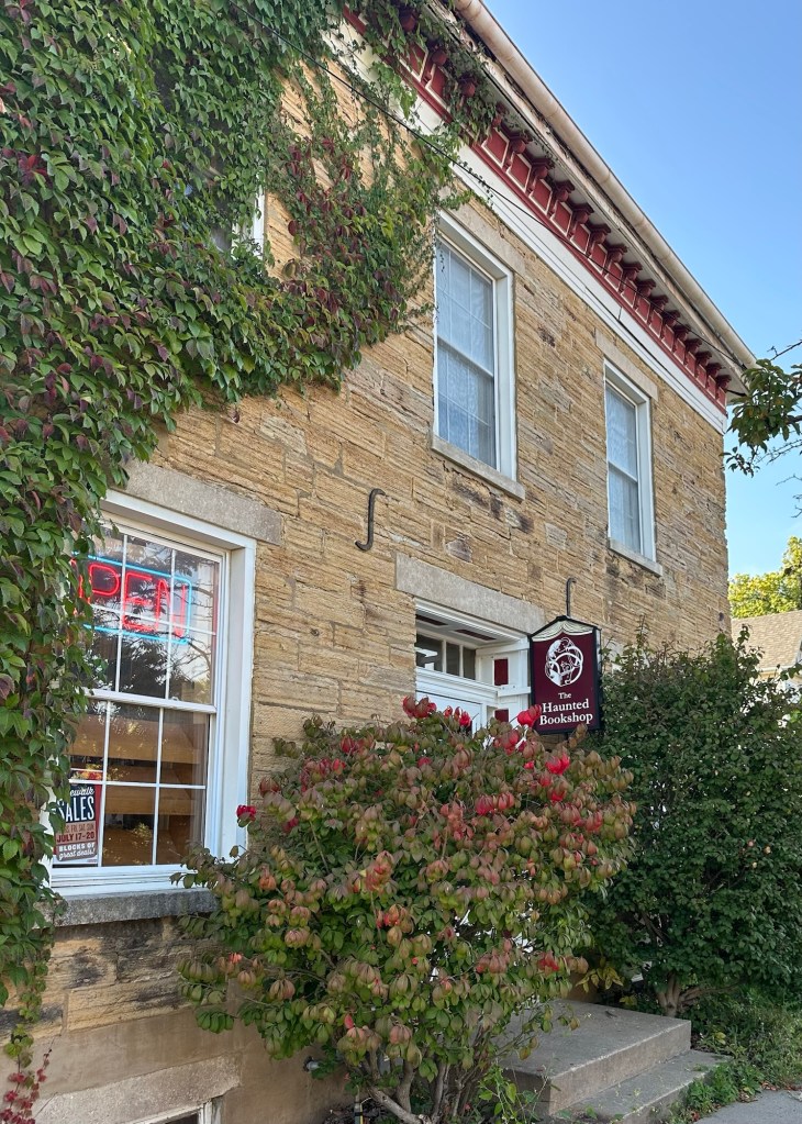 The Haunted Bookshop in Iowa City, Iowa, USA.