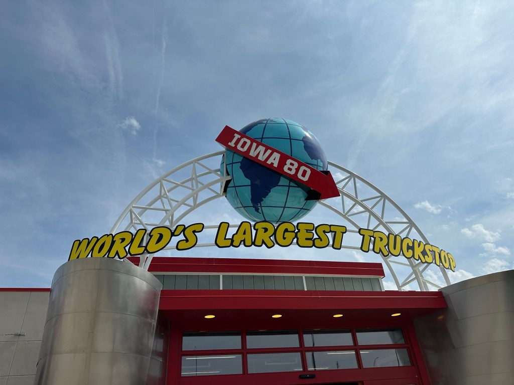 World’s Largest Truck Stop in Walcott, Iowa, USA.