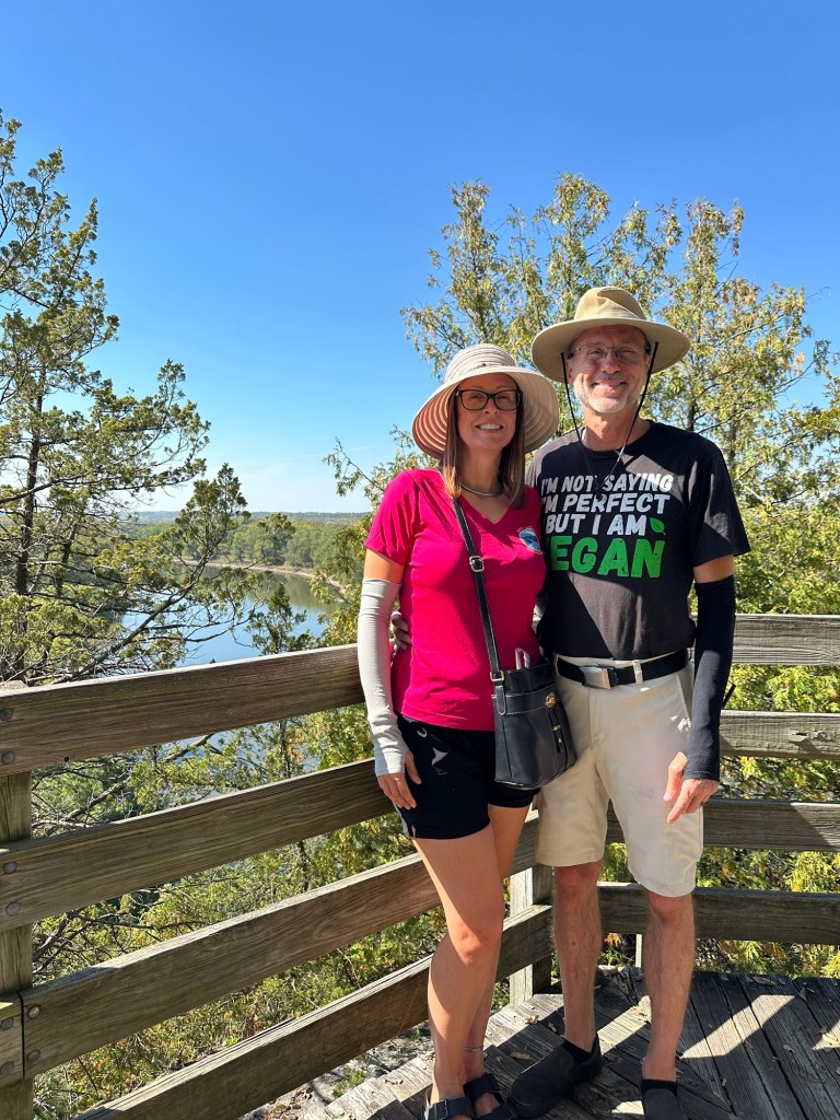 Kristin and Daniel at Starved Rock State Park in Oglesby, Illinois, USA.