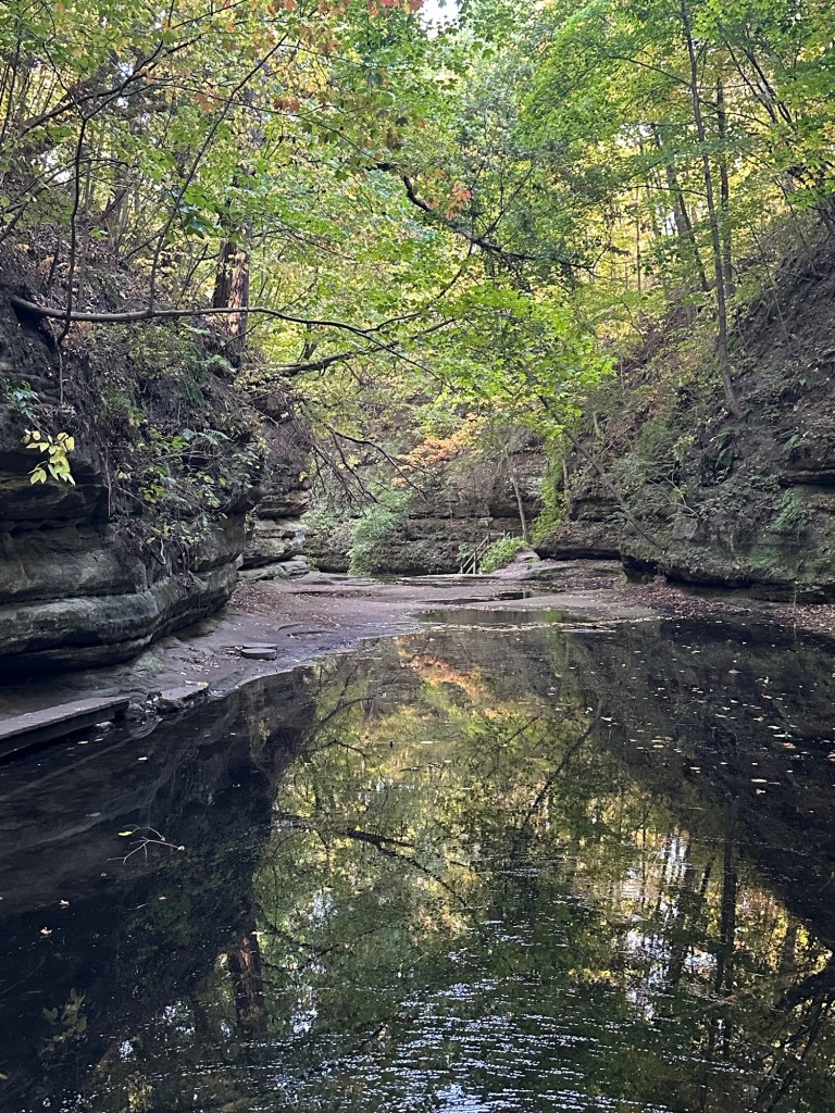 Dells Canyon in Matthiessen State Park in Oglesby, Illinois, USA.