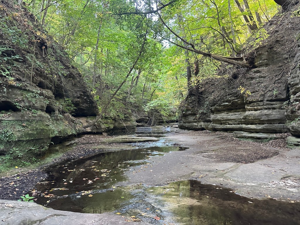 Dells Canyon in Matthiessen State Park in Oglesby, Illinois, USA.
