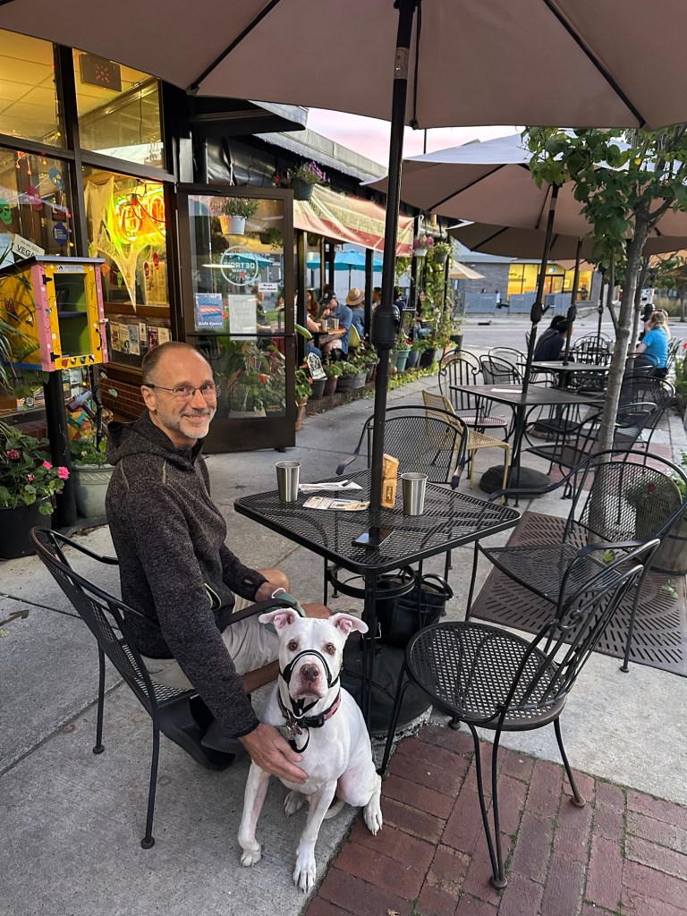Daniel and Peter at Detroit Filling Station in Ann Arbor, Michigan, USA.