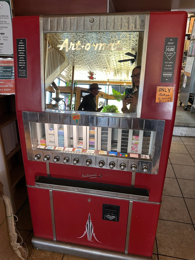 Art-O-Mat at Jackson Coffee Co in Jackson, Michigan, USA.
