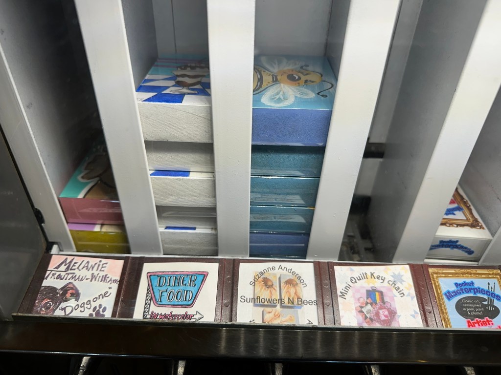 Art-O-Mat at Jackson Coffee Co in Jackson, Michigan, USA.
