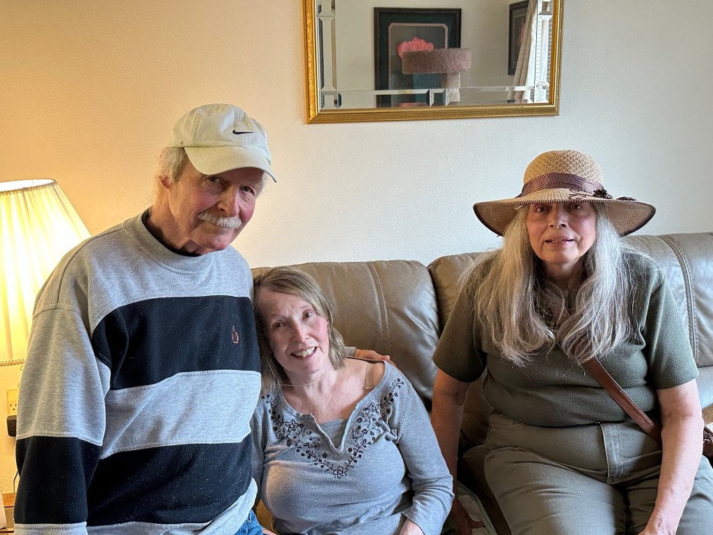 The Regan’s with Aunt Lil in Michigan, USA.