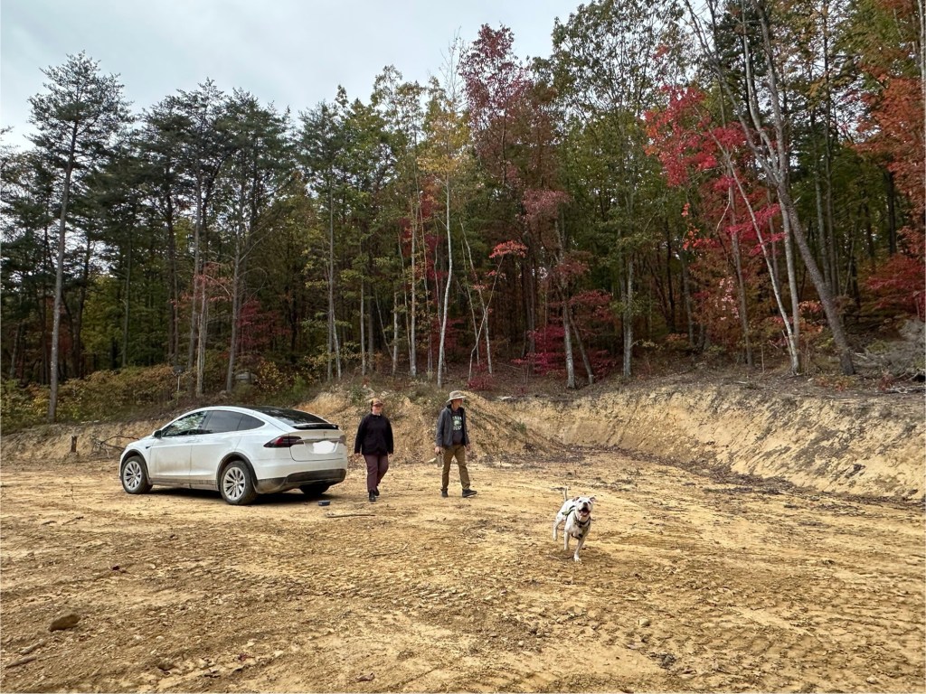 Cleared pad for house in Dunlap, Tennessee, USA.