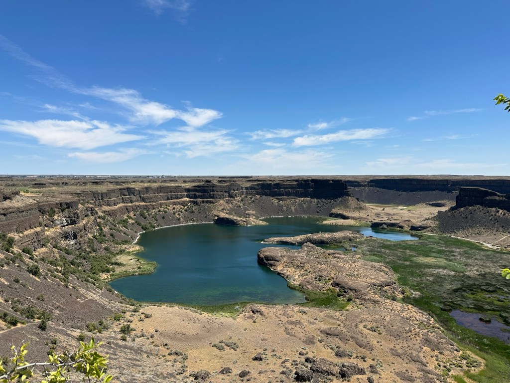 Dry Falls in western Washington, part of Mega Floods. Picture by Happy Vegan Campers.