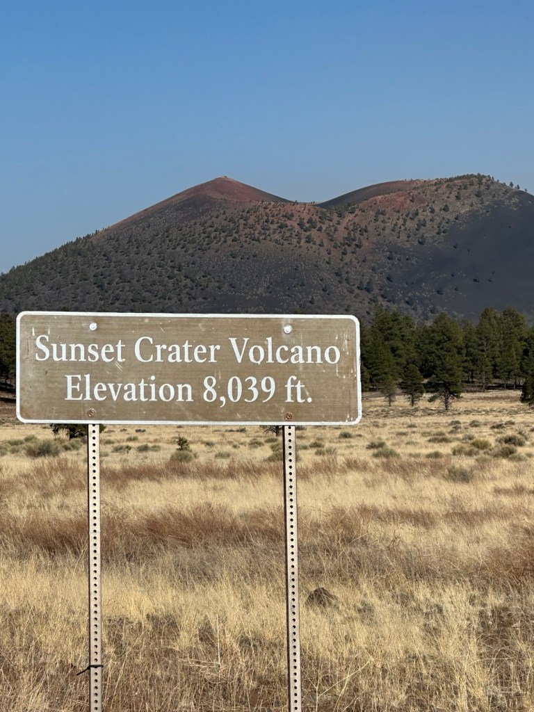 Young volcano in Arizona. Picture by Happy Vegan Campers.