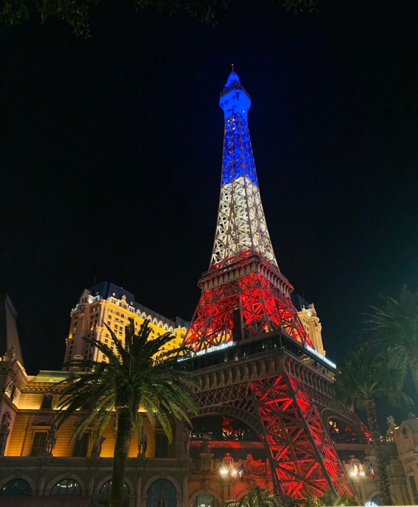 Eiffel Tower in Las Vegas, Nevada, USA.
